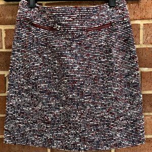 Loft Tweed Mini Skirt